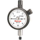 Starrett 53408 | 3/32" Miniature Dial Indicator 0.0010" Graduation White Dial