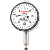 Starrett 55893 | 3/32" Miniature Dial Indicator 0.0010" Graduation White Dial