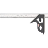 Starrett 50057 | 2 Pc. 12" Hardened Steel Blade Combination Square 16R Graduation with Square Head