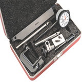 Starrett 64475 | 0.2000" Range x 0-100 Reading x 0.0010" Graduation White Dial Back Plunger Dial Test Indicator