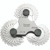 Starrett 52484 | 4 - 84 TPI Range Screw Pitch Gage 51 Leaves