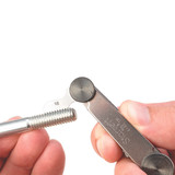 Starrett 50035 | 4 - 42 TPI Range Screw Pitch Gage 30 Leaves