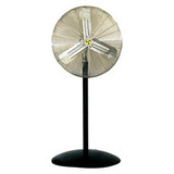 Airmaster 71584 | 24" Blade 115V 4400/3460/2460 CFM Pedestal Mount Commercial Air Circulator Fan