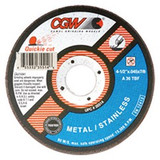 CGW 35517 | 6" Diameter x 7/8" Hole x 3/64" Thickness 10200 RPM 36 Grit Reinforced Aluminum Oxide Type 1 Cutoff Wheel