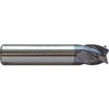 M.A. Ford 17750010A | 1/2" Diameter x 1/2" Shank x 1.000" LOC x 3.000" OAL x 35-38 Degree Helix Angle 4 Flute ALtima Coated Carbide 177 Square End Mill