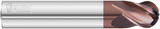 Fullerton Tool 35006 | 4.00mm Diameter x 50.00mm Shank x 8.00mm LOC x 50.00mm OAL 4 Flute FC20 Solid Carbide Ball End Mill