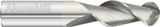 Fullerton Tool 38118 | 5/8" Diameter x 5/8" Shank x 1-5/8" LOC x 3-1/2" OAL 2 Flute FC19 Solid Carbide Ball End Mill
