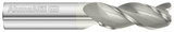 Fullerton Tool 27356 | 3/8" Diameter x 3/8" Shank x 1" LOC x 2-1/2" OAL 3 Flute FC5 Solid Carbide Corner Radius End Mill