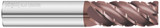 Fullerton Tool 34884 | 3/4" Diameter x 3/4" Shank x 1-1/2" LOC x 4" OAL 5 Flute FC20 Solid Carbide Corner Radius End Mill