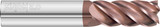 Fullerton Tool 37697 | 3/4" Diameter x 3/4" Shank x 1-1/4" LOC x 4" OAL 5 Flute FC20 Solid Carbide Square End Mill