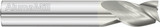 Fullerton Tool 38145 | 3/8" Diameter x 3/8" Shank x 5/8" LOC x 2-1/2" OAL 3 Flute FC19 Solid Carbide Square End Mill