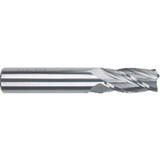 Morse Cutting Tools 57910 | 5/32" Diameter x 3/16" Shank x 9/16" LOC x 2" OAL Uncoated Solid Carbide Square End Mill