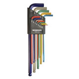 Bondhus 69637 | 13pc .050" to 3/8" Extra Long Ball End L-Set