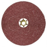 3M 7000119161 | 5.000" Diameter x 36+ Grit 120000 RPM Precision Shaped Ceramic Fibre Disc (Quick Change) - Maroon