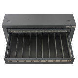 Huot 13000 | Fractional Drill Dispenser Cabinet, Holds 1/16"-1/2" Drill Bits