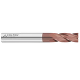 Photograph of Colton Cutting Tools 61106 | Carbide End Mill 4 Flute Square End Long CCT-1 Coated 1/8" Diameter x 3/4" LOC x 3" OAL