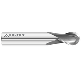 Photograph of Colton Cutting Tools 61520 | Carbide End Mill 2 Flute Ball End Stub 1/8" Diameter x 1/4" LOC x 1 1/2" OAL