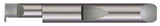 Photograph of a Micro 100 QRR-087-500-310X | 0.3100" Min Bore DIA x 0.500" (1/2) Max Bore Depth x 0.0870" Tooth Width x 0.1000" Projection x 0.3125" (5/16) Shank DIA x 2.00" (2) Overall Length  - Carbide Quick Change - Retaining Ring Grooving Right Hand, AlTiN Coated