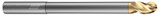 Photograph of a Helical Solutions 83568 |H40ALV-RN-X-30187-BN 0.1875" (3/16) Cutter DIA x 0.1875" (3/16) Shank DIA x 0.2187" (7/32) Length of Cut x 3.0000" (3) Overall Length x 1.5000" (1-1/2) Reach Carbide 40° Helix Ball End Mill for Aluminum, 3 Flutes, ZPLUS Coated - (H40ALV-RN-X-30187-BN)