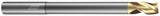 Photograph of a Helical Solutions 83444 |H35AL-RN-LX-30187 0.1875" (3/16) Cutter DIA x 0.1875" (3/16) Shank DIA x 0.2187" (7/32) Length of Cut x 3.0000" (3) Overall Length x 1.3120" (1-5/16) Reach Carbide 35° Helix Square End Mill for Aluminum, 3 Flutes, ZPLUS Coated - (H35AL-RN-LX-30187)