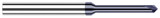 Photograph of a Harvey Tool 787045 | 0.0780" (5/64) Neck DIA x 0.3120" (5/16) Reach x 45° per side Carbide Pointed Chamfer Cutter, 2 Flutes