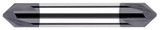 Photograph of a Harvey Tool 790045 | 0.2500" (1/4) Shank DIA x 45° per side Carbide Flat Chamfer Cutter DE, 4 Flutes