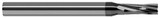 Photograph of a Harvey Tool 794808-C4 | 0.1250" (1/8) Cutter DIA x 0.1870" (3/16) Length of Cut Carbide Square Chipbreaker Cutter, 8 Flutes, Amorphous Diamond Coated