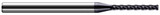 Photograph of a Harvey Tool 801131 | 0.0310" (1/32) Cutter DIA x 0.0050" Radius x 0.1875" (3/16) Length of Cut Carbide Corner Radius End Mill, 4 Flutes
