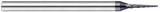Photograph of a Harvey Tool 802145 | 0.0450" Cutter DIA x 0.2500" (1/4) Length of Cut Carbide Tapered Ball End Mill, 3 Flutes