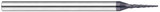 Photograph of a Harvey Tool 799415-C6 | 0.0150" (1/64) Cutter DIA x 0.0310" (1/32) Length of Cut Carbide Tapered Square End Mill, 3 Flutes, AlTiN Nano Coated