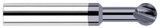 Photograph of a Harvey Tool 789893 | 0.0930" Cutter DIA x 0.0930" (3/32) Neck Length x 270° Carbide Undercutting End Mill, 2 Flutes