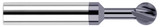 Photograph of a Harvey Tool 979240 | 0.6250" (5/8) Cutter DIA x 1.6250" (1-5/8) Neck Length x 300° Carbide Undercutting End Mill, 4 Flutes