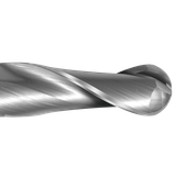 Detail image of the profile of a Colton Industrial Tools end mill.