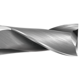 Detail image of the profile of a Colton Industrial Tools end mill.