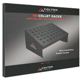Colton Industrial Tools 20123 | R8 Collet Rack With 48 Slots for Bridgeport High Precision