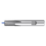 Emuge GF163151.9514 | M27x1.50mm Thread Size x 20.00mm Shank x 33.60mm Flute Length x 105.00mm OAL 5 Flute Bright Coated Carbide Thread Mill
