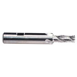 Emuge GF332101.5014 | UNC 9/16" - 12 Thread Size x 16.00mm Shank x 30.70mm Flute Length x 100.00mm OAL x 30 Degree Helix Angle 4 Flute Bright Coated Carbide Thread Mill