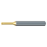 Emuge GFS23705.5004 | UNC/UNF #5 - 40, 44 Thread Size x 1/8" Shank x 0.250" Flute Length x 1-5/8" OAL 3 Flute TIN-T21 Coated Carbide Thread Mill