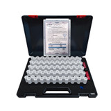Colton Industrial Tools 46014 | 0.301" to 0.4" 100 Plus(+) Pin Gage Set with Handle - Class ZZ .0002" Accuracy