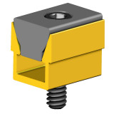 Mitee-Bite 80500 | M4 Screw Size x 3.40 N.m Max Torque x 2225 N Holding Force Uniforce Clamp - 8 Pack