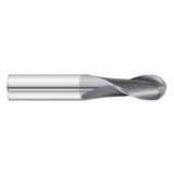 All Industrial E599929173TF | 2 Flute Ball Nose Standard Carbide End Mill, 1/32" Diameter, TiAlN
