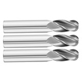 All Industrial E5250064 | 4 Flute Ball Nose Standard Carbide End Mill, 1" Diameter
