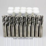 All Industrial E5021004 | 1/16" Diameter x 1/8" Shank x 3/16" LOC x 1-1/2" OAL 4 Flute Uncoated Solid Carbide Square End Mill