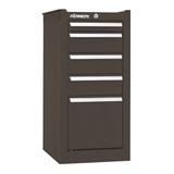 Kennedy 205XB | 13-5/8" 5-Drawer Brown Hang-On Cabinet