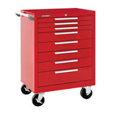 Kennedy 378XR | 27" 8-Drawer Roller Red Cabinet With Ball Bearing Slides