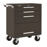 Kennedy 273XB | 27" 3-Drawer Roller Brown Cabinet