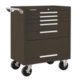 Kennedy 275XB | 27" 5-Drawer Roller Brown Cabinet