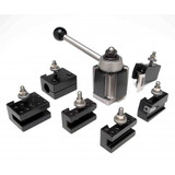 Aloris #4-SET | 7pc. Tool Set Tool Post & Holders