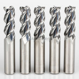 YG1 28588 | 7/16" Diameter x 7/16" Shank x 1-1/4" LOC x 2-3/4" OAL x 45 Degree Helix Angle 3 Flute Bright Coated Carbide E5981 Square End Mill