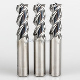 YG1 28588 | 7/16" Diameter x 7/16" Shank x 1-1/4" LOC x 2-3/4" OAL x 45 Degree Helix Angle 3 Flute Bright Coated Carbide E5981 Square End Mill